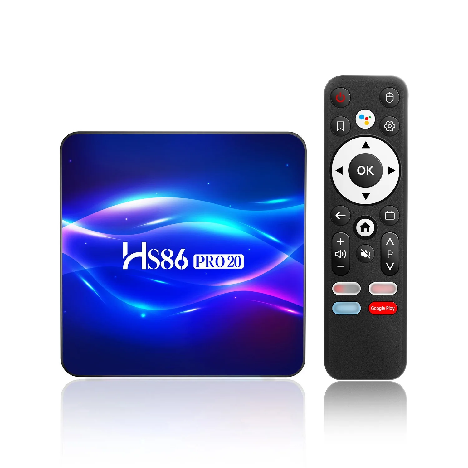 HS86PRO 20 Android 14 TV Box RK3566 4GB 32GB 4K HD WIFI6 BT5.4 1000M Media Player Set Top Box