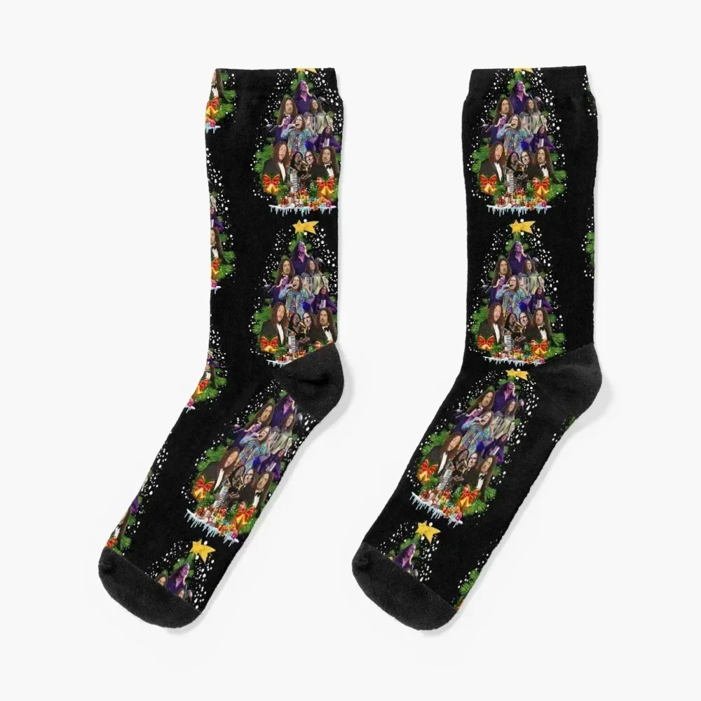 

Weird Al Yankovic Christmas Tree Best Fashion Socks floor gifts sport luxury Socks Woman Men's