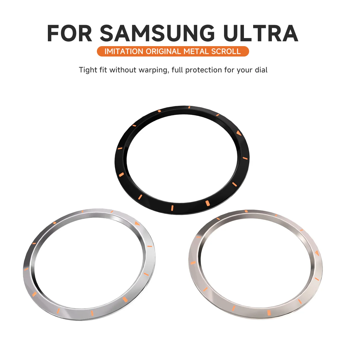 PC Cover Bezel Ring Case voor Samsung Galaxy Watch 7 Ultra 47 mm SmartWatch Protector Case PC Frame Shell Bumper Accessoires