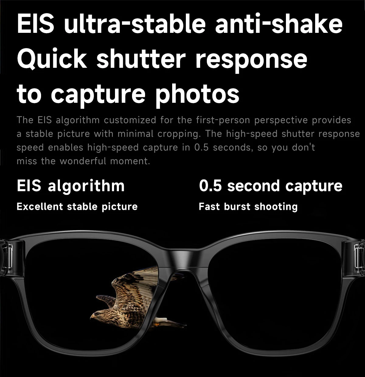 OPPO الإصدار الجديد من نظارات الذكاء الاصطناعي مع بكسل 8 ميجابكسل التقاط صورة فيديو 4 جيجابايت واي فاي الاتصال AI ChatGPT ترجمة مكبرة ذكية