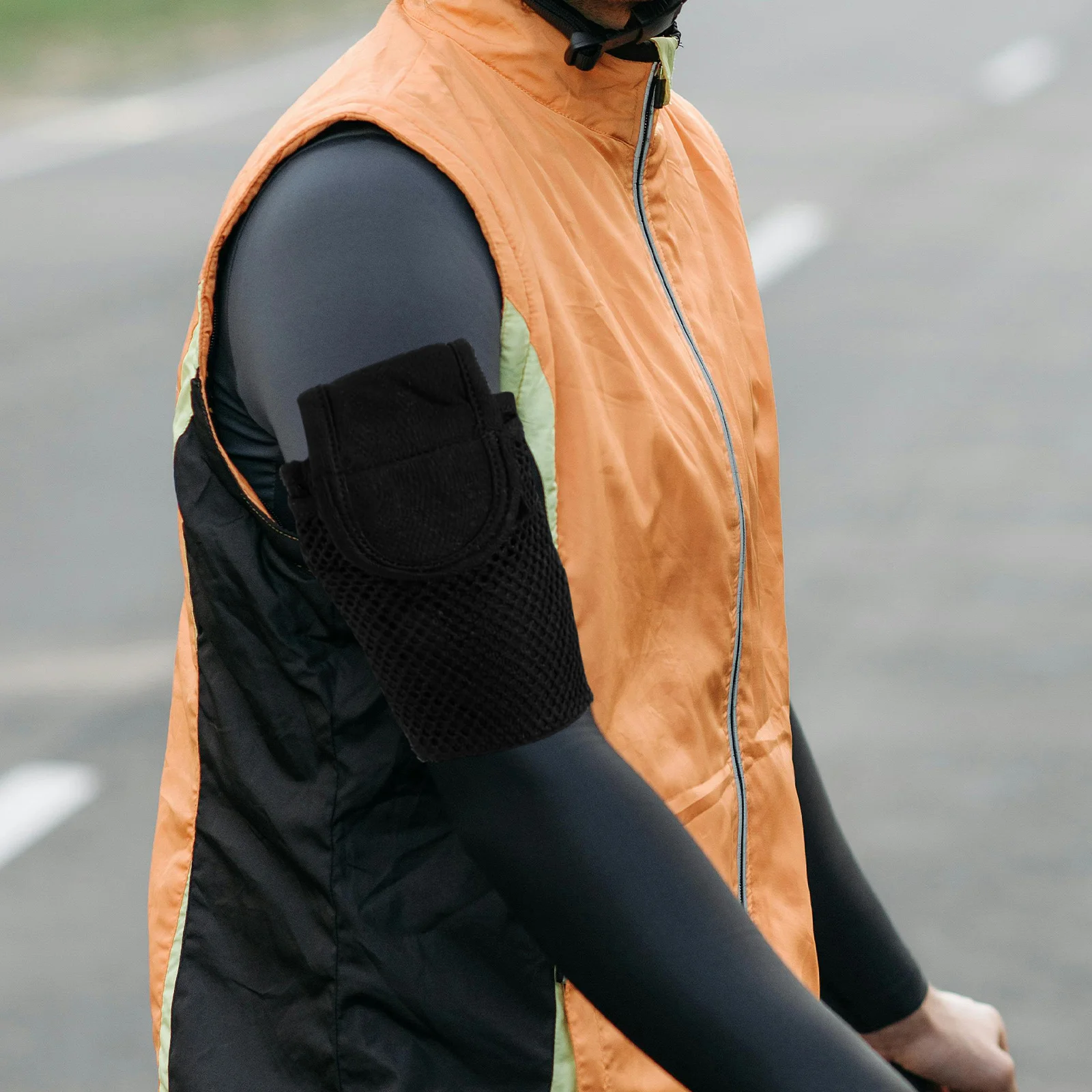 Opaska na telefon komórkowy do biegania, elastyczna opaska na nadgarstek, odporna na pot, do biegania na świeżym powietrzu, chodzenia, wędrówek, jazdy na rowerze i innych sportów.