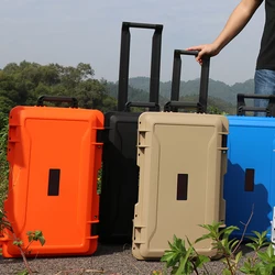 Industrial & Home Repair Multi-Functional Trolley Tool Box - Non-Waterproof, Plastic Construction, High-Capacity Storage