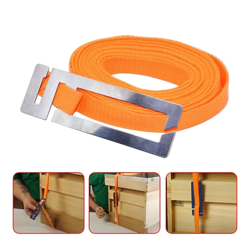 2PCS Bee Hive Strap Tie Down Beehive Fixed Tightening Bee Box Binding Strip Beehive Belt Buckle Beehive Moving Beekeeping Tools - Image 2