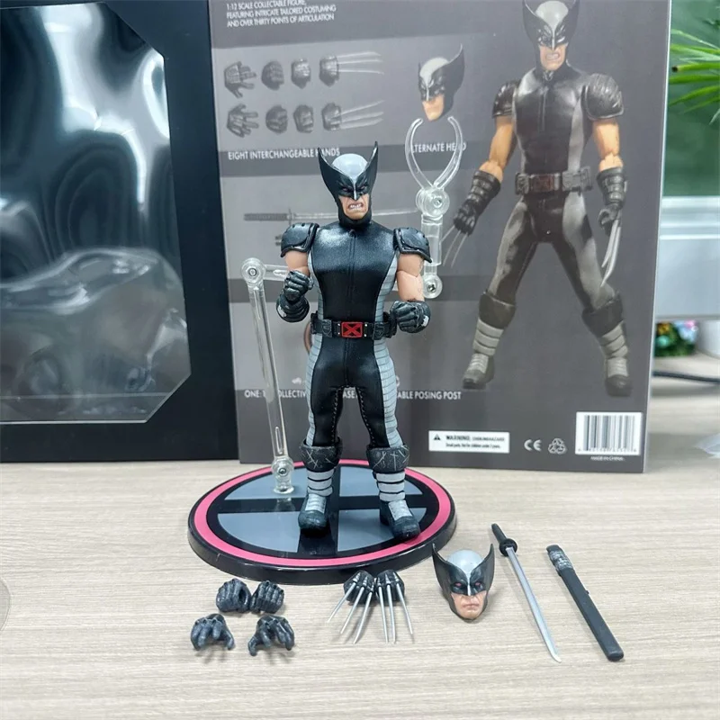 Mezco One 12 X-Men Wolverine Figures Punisher The Joker Batman Action Figure Super Heroes Series Toys Make in China KO Replica view 5