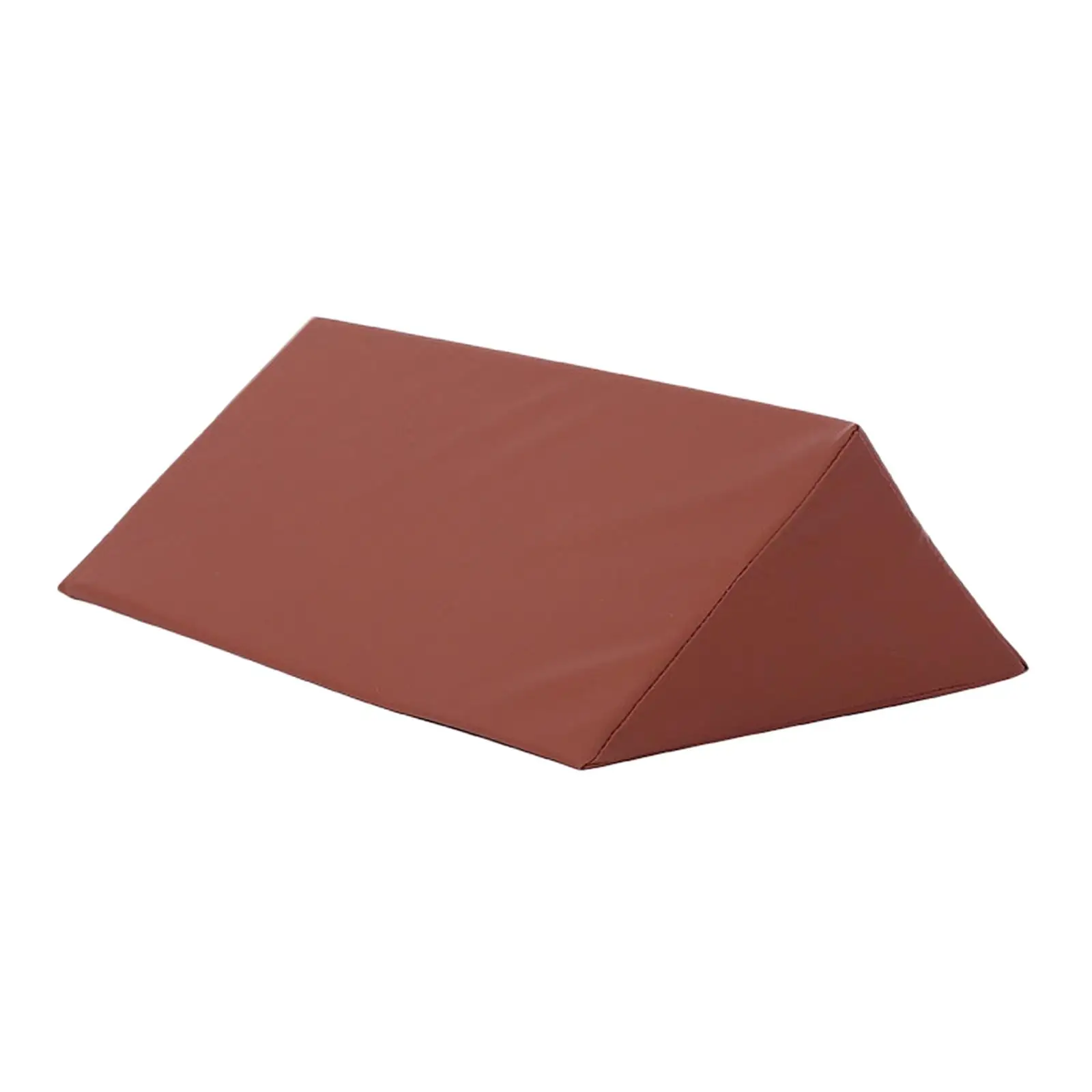 Lightweight Triangle Positioning Cushion Pillow Nonslip Soft for Elderly Turning Aid Breathable Sponge Core PU Leather Wedge