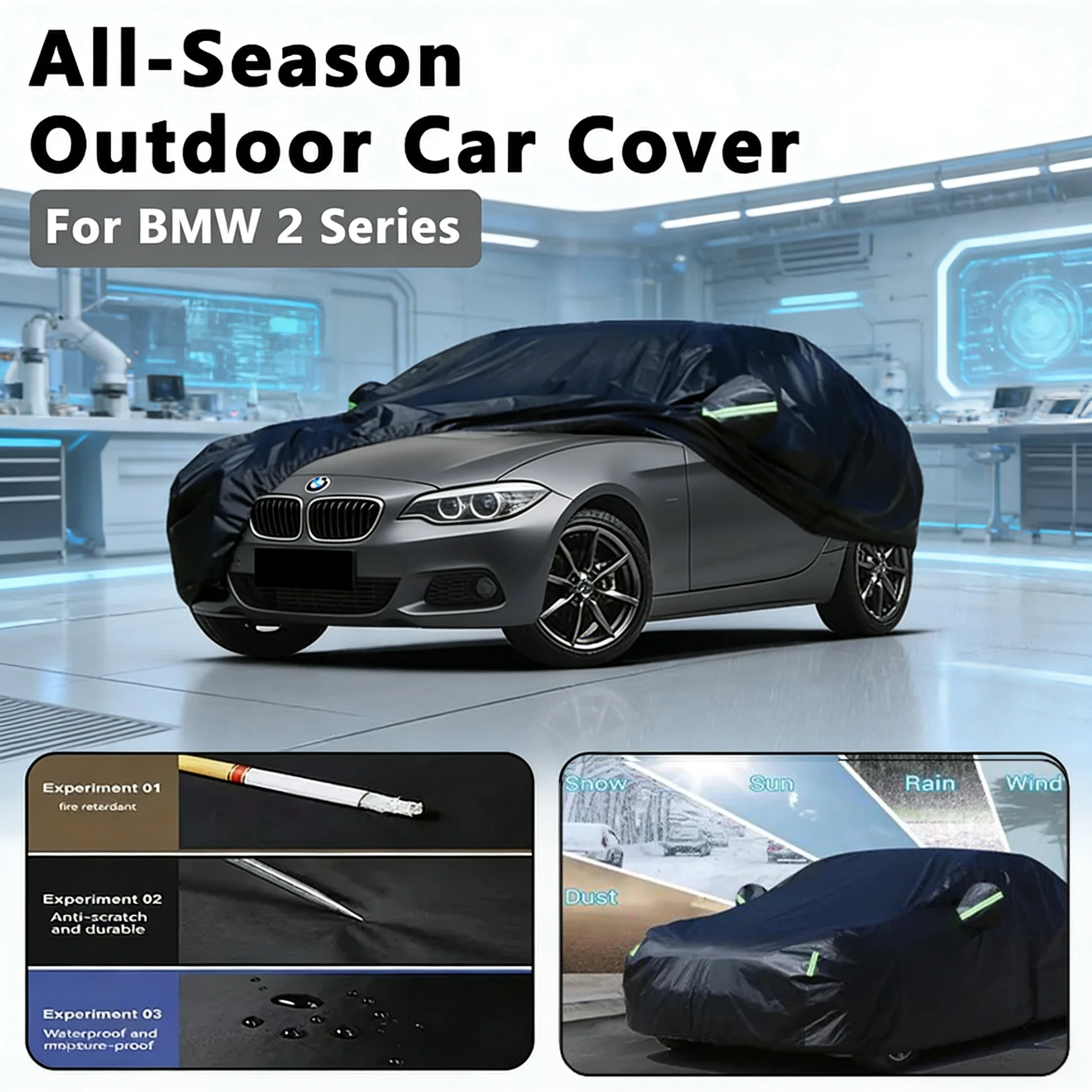 

Car Cover for BMW 2 Series - Waterproof Dustproof Heat-Resistant, All-Season Use Exterior Accessories car awning