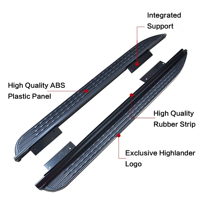 Auto Chassis Parts Running Boards Side step For Toyota Highlander 2021-2023