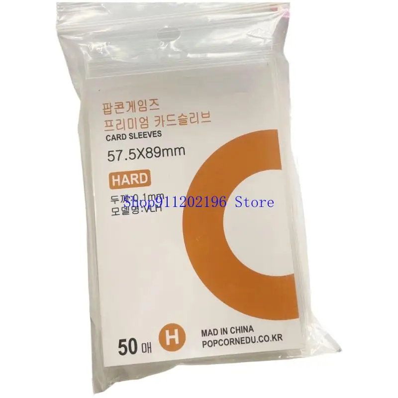 P82A Photocard Protector Kpop Card Sleeves Practical Card Protector for Album Cards