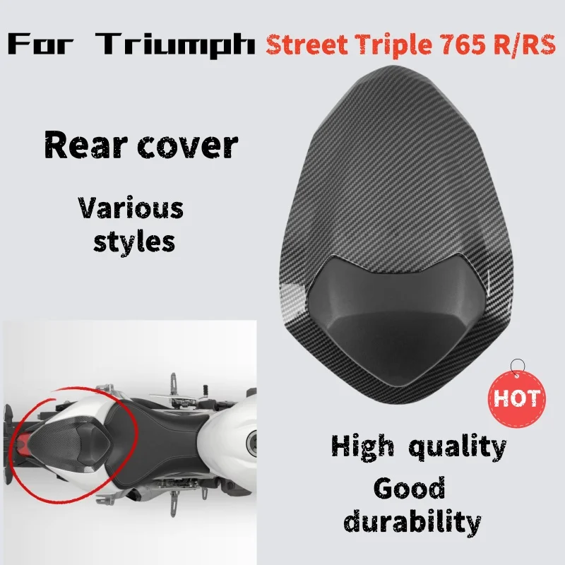 

For Triumph Street Triple 765 RRS modified rear hump seat cover and tailgate