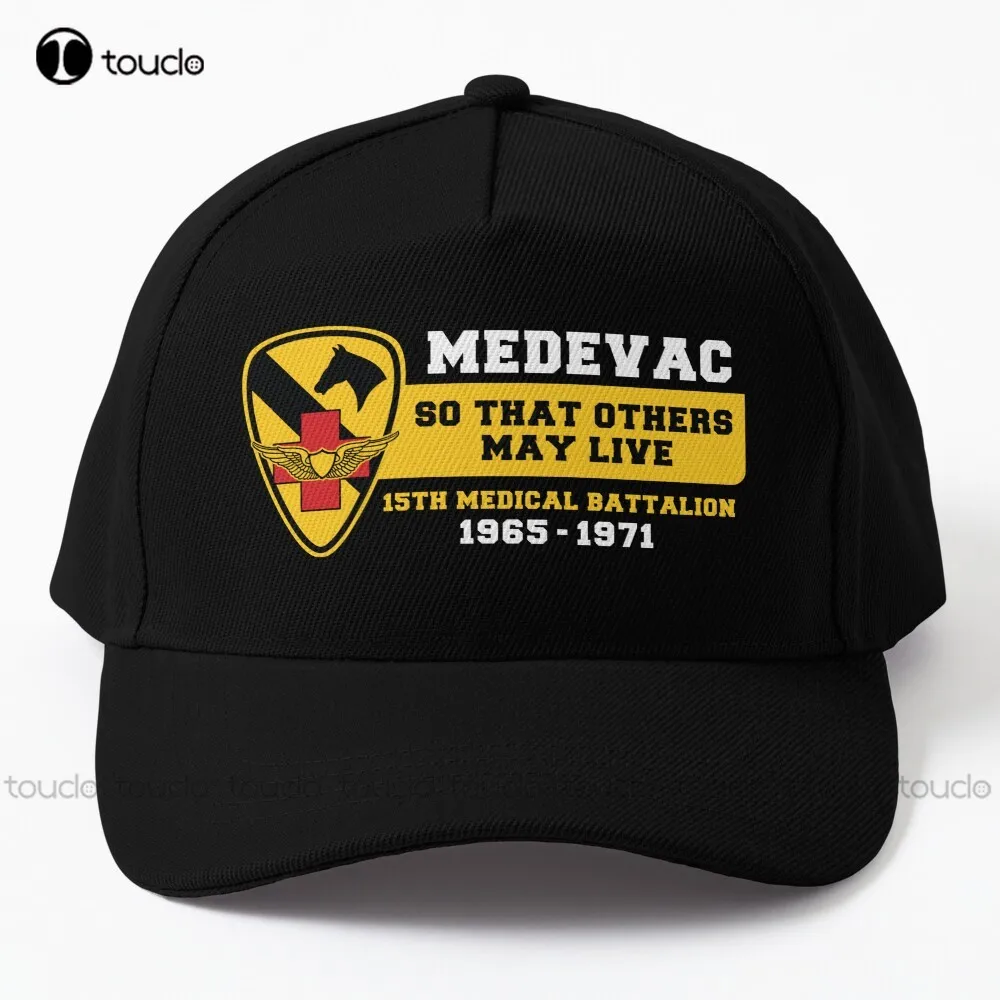 Medevac / 15Th Medical' Battalion / 1St Cavalry Division Baseball Cap Custom Baseball Cap Outdoor Cotton Cap Sun Hats Streetwear