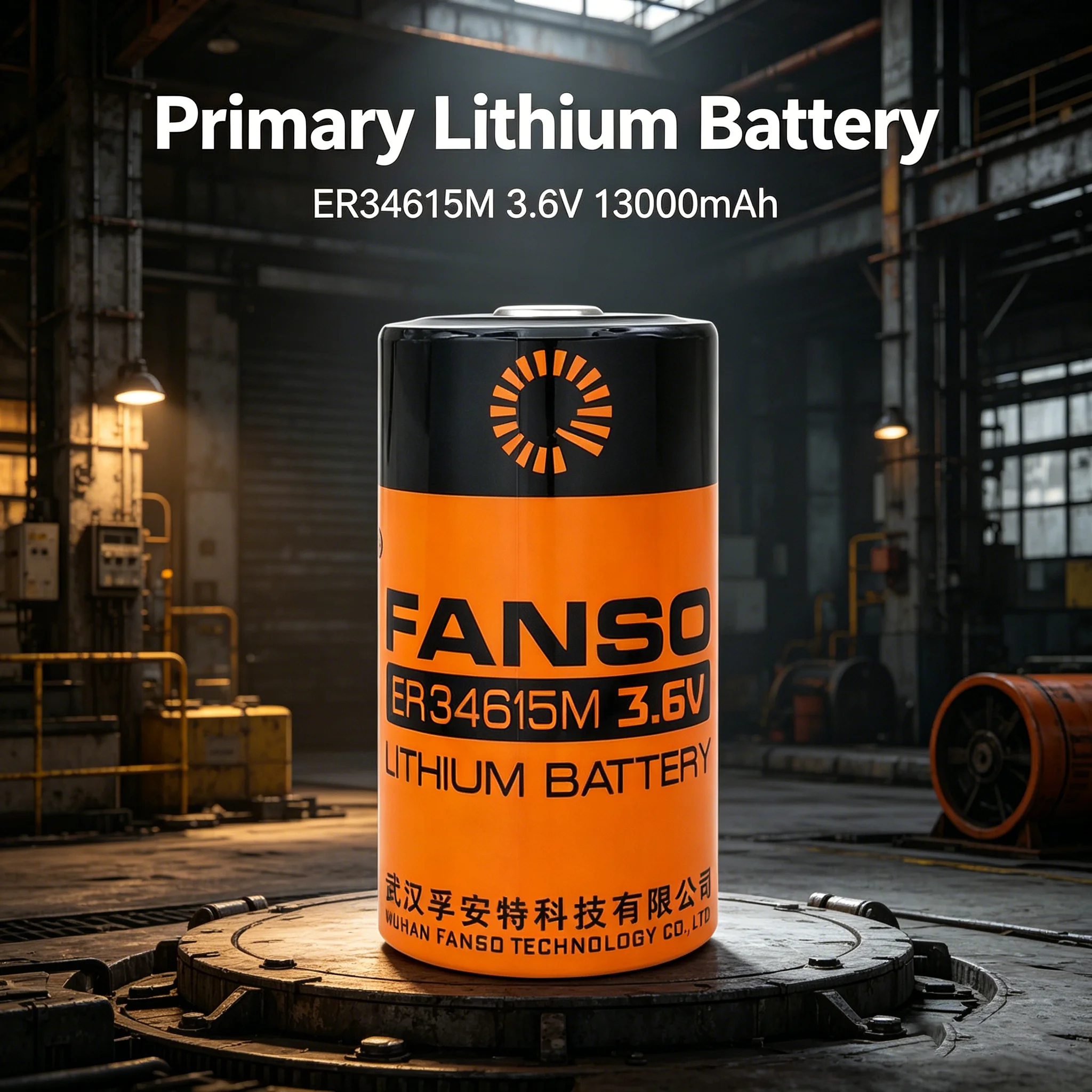 

FANSO ER34615M 3.6V lithium battery No. 1 D-type 13000mAh suitable for intelligent gas meter flow meter detector