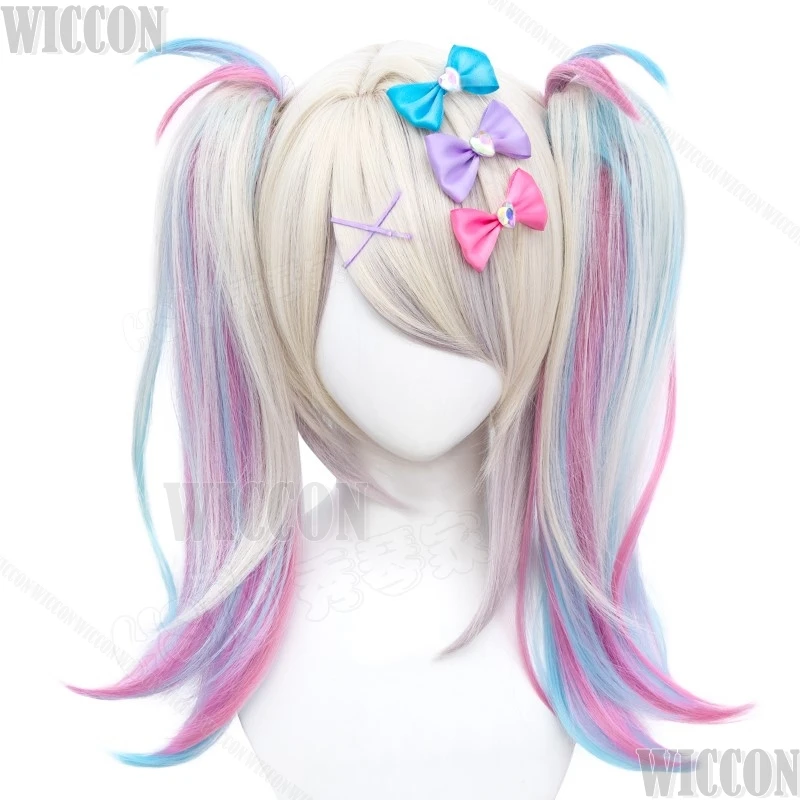 NEEDY GIRL OVERDOSE KAngel Cosplay Wig Angel-chan Hair Heat Resistant Synthetic Hair Costume Dress Girl Clothing Customized