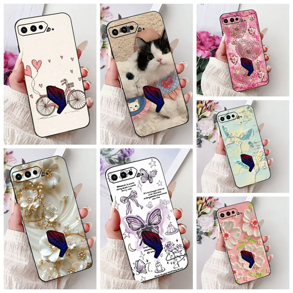 Para Asus ROG Phone 5 funda bonita funda pintada de silicona suave Fundas funda de teléfono para Asus ROG Phone 5 ROG5 Phone5 contraportada