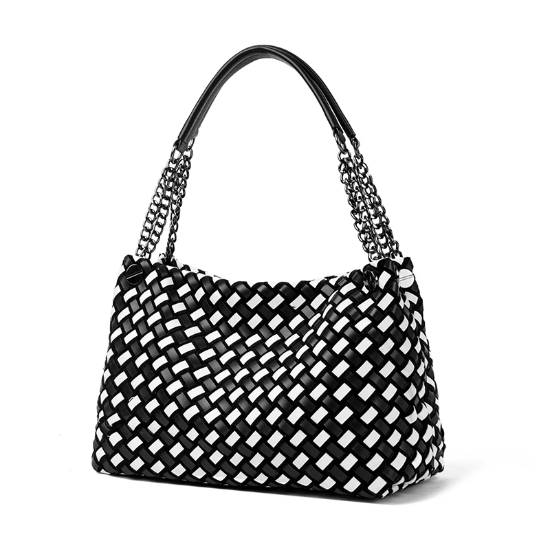 

Высококачественные женские сумки из искусственной кожи, модные женские сумки через плечо с цепочкой, повседневные новые сумки для покупок для женщин