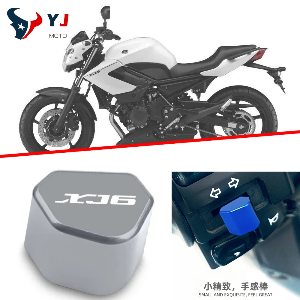 CNC Locomotive Motorcycle Turn Signal Switch Button Replace Decorate For Yamaha XJ6N XJ6 N DIVERSION Steering Switch Accessories