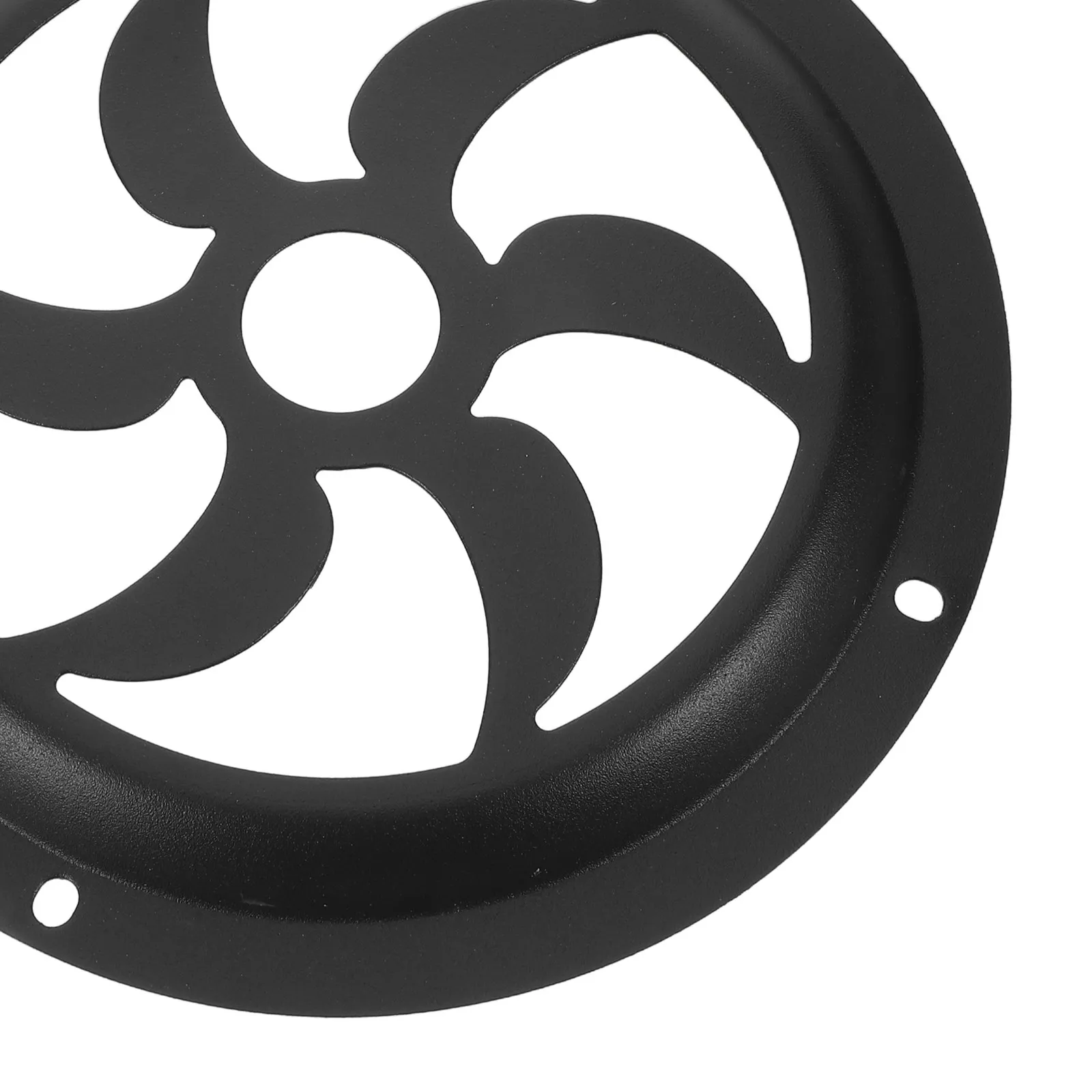 Hollow Metal Mesh Subwoofer Grill Cover Protector for Car Speaker DIY Audio System Sound Enhancement Black