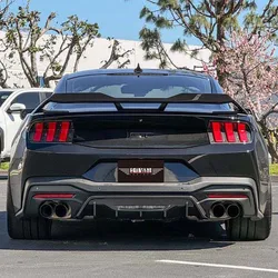 Carbon Fiber Rear Spoiler For Ford Mustang Dark Horse 2024 Car Exterior Accessories Heightened Style Tail Wing Body Kit