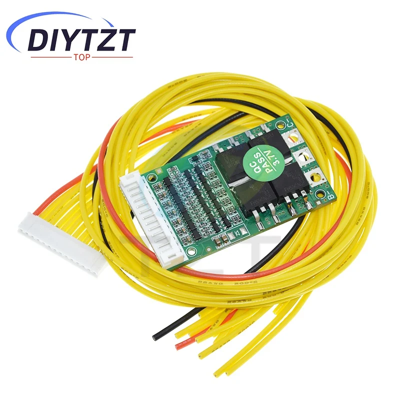 Bms 6S 7S 8S 9S 10S 11S 12S 13S 3.2V 3.7V 25A Adjustable BMS Lithium Li-ion 18650 Battery Protection System Board Module