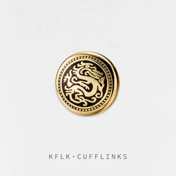 KFLK Fashion Ancient Chinese Dragon Brooch Pins Exquisite Brand Brooches For Women Mens Costumes Badge Brooch Jewelry Wholesale