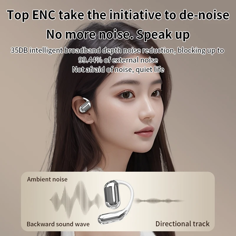 YYK Q16 Pro AI Translation Earbuds 144 Languages Real Time Translating Earphone with LCD Touch Screen ANC Wireless Headphones view 5