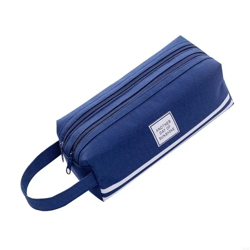 Large Capacity Pen Case Double Layered Pen Bag Pen Pouches for Student School