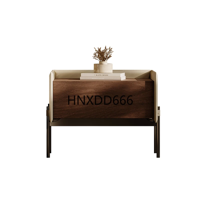 

Bedroom Bedside Locker Light Luxury Premium Solid Wood Bedside Table