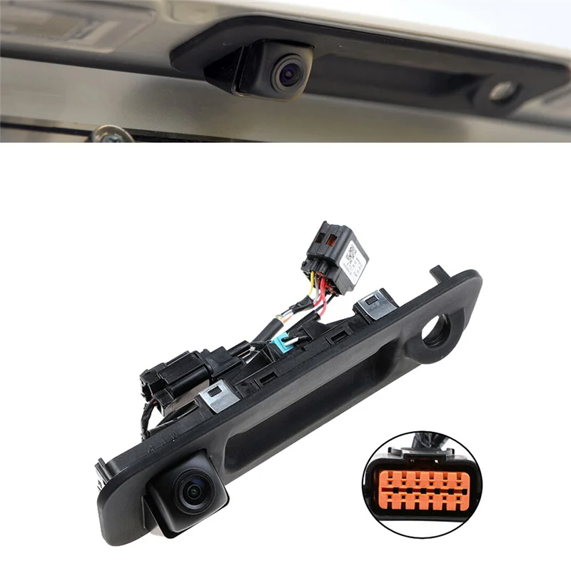 Câmera de visão traseira do carro clássico 95760-e6201 para hyundai sonata 2015-2017 câmera de assistência de estacionamento reverso com interruptor do porta-malas 95760 c1100