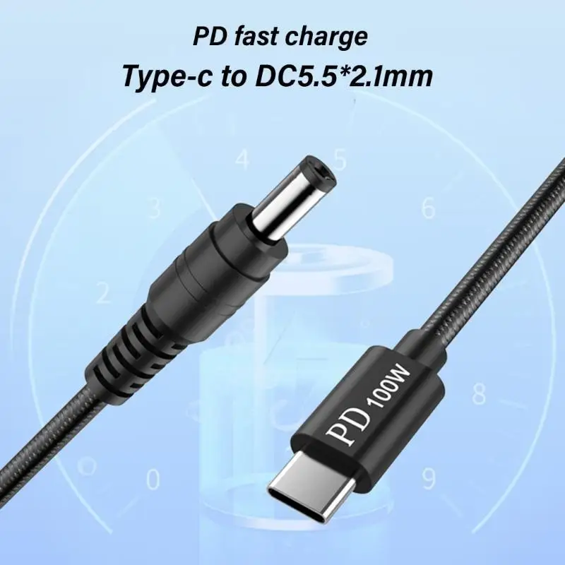 652F Multiple Device Compatible 100W USB C Fast Charging Cable Cord with PTC Safety Protections for Notebook Computer Laptops