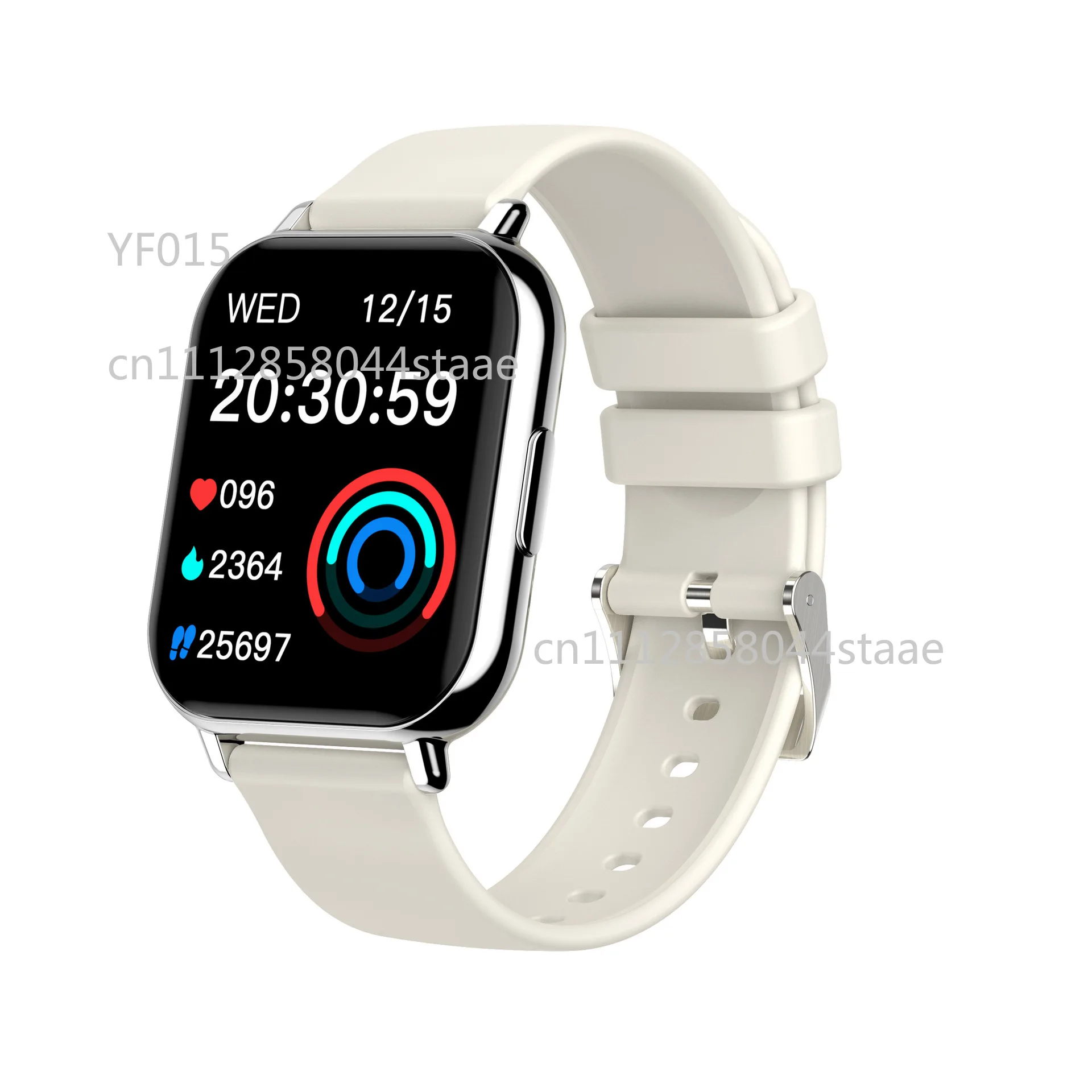 Smart Watch 1.83 Screen Step Counter Heart Rate Fitness Tracker Bluetooth Call Full Touch Color Display