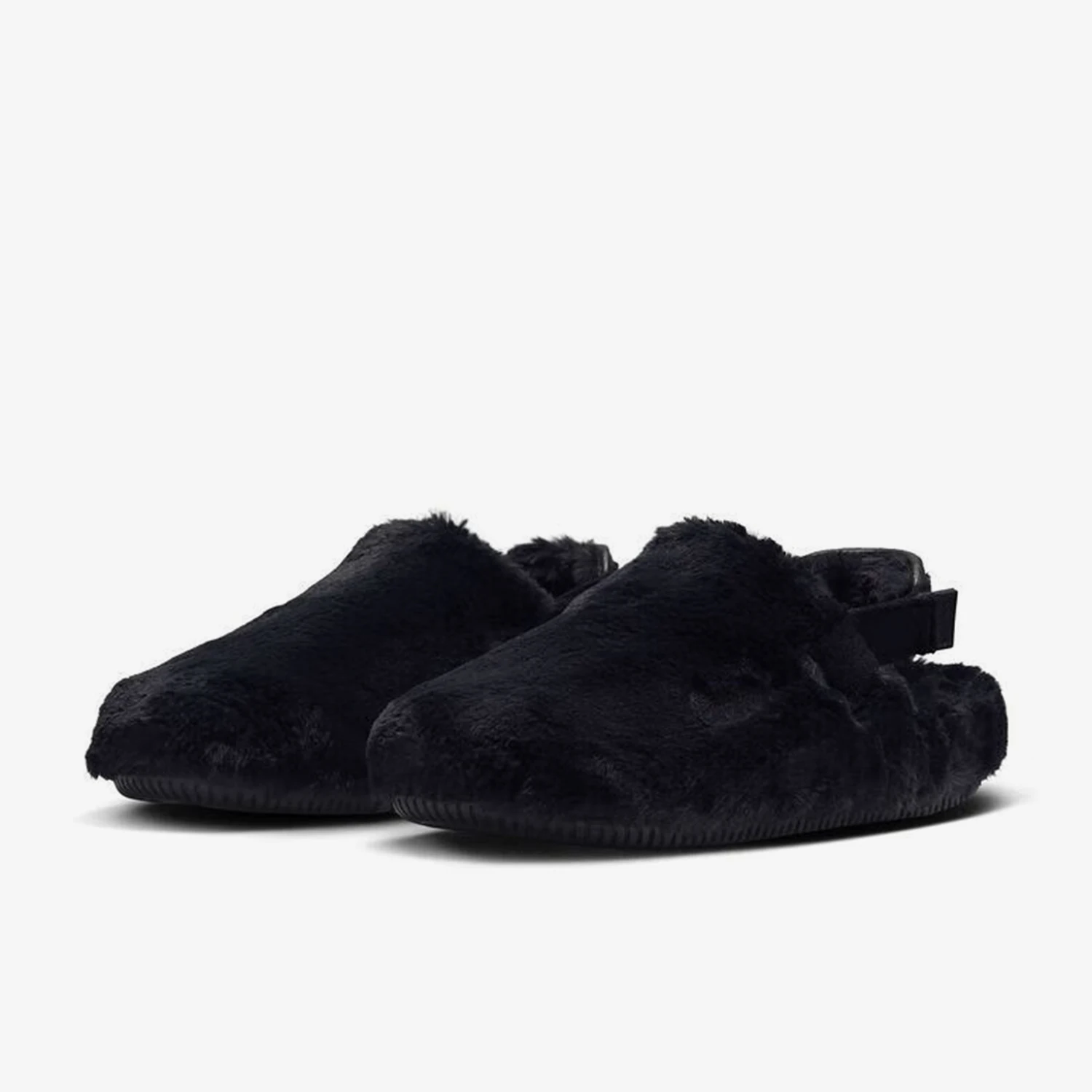 Nike Official Authentic 2024 Winter New Women's Home Warm Plush Slippers FZ3118-001