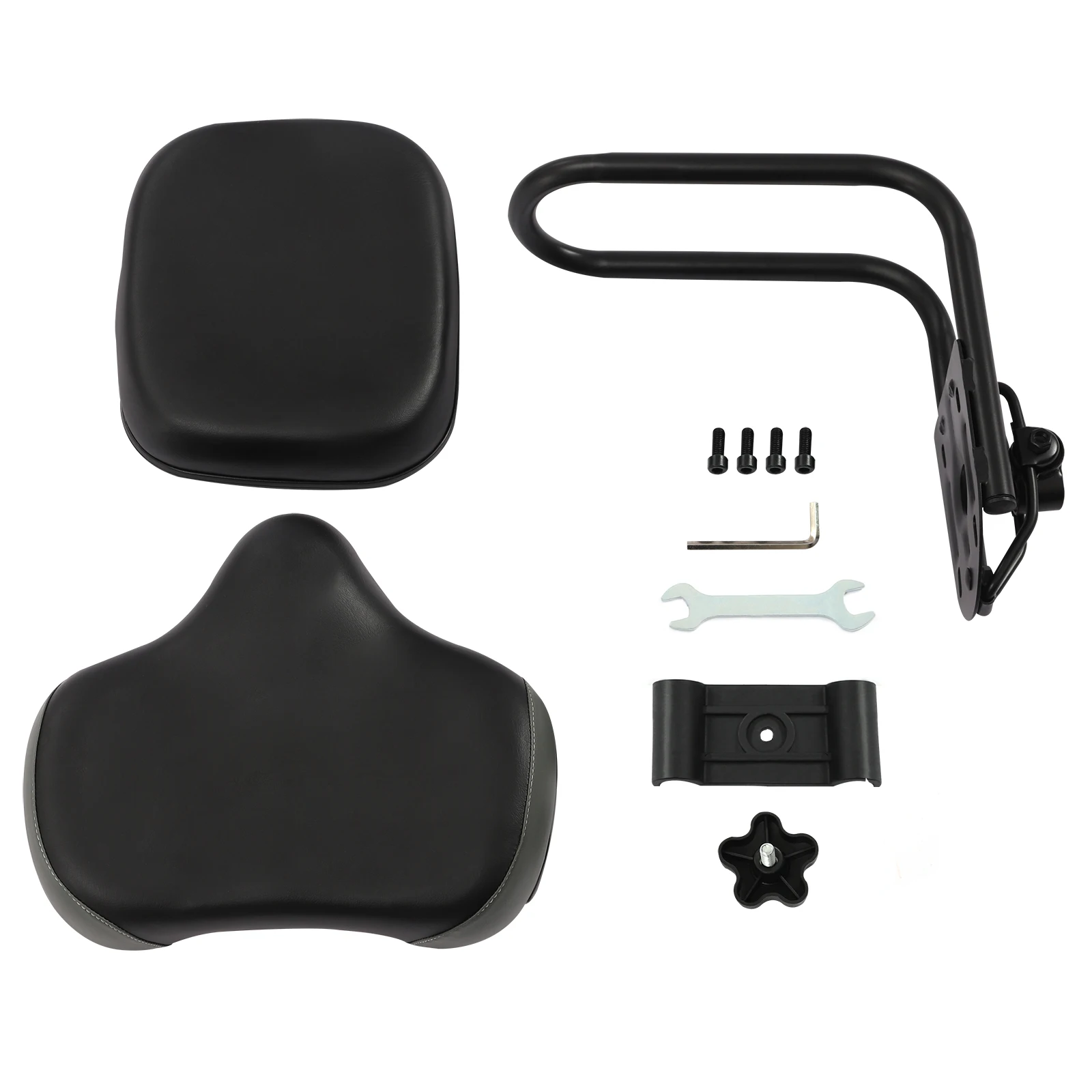 4.13*29.21 سنتيمتر/ 9.5*11.5in مسند الظهر السرج الدراجات دراجة ثلاثية العجلات مقعد سرج مع مسند الظهر الأسود للدراجات والدراجات ثلاثية العجلات