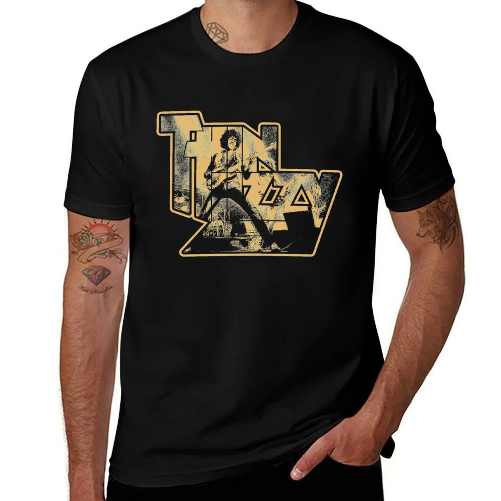 

Rock Thin Lizzy Graphic For Fan T-Shirt t shirt man designer man t shirts cotton T-Shirt