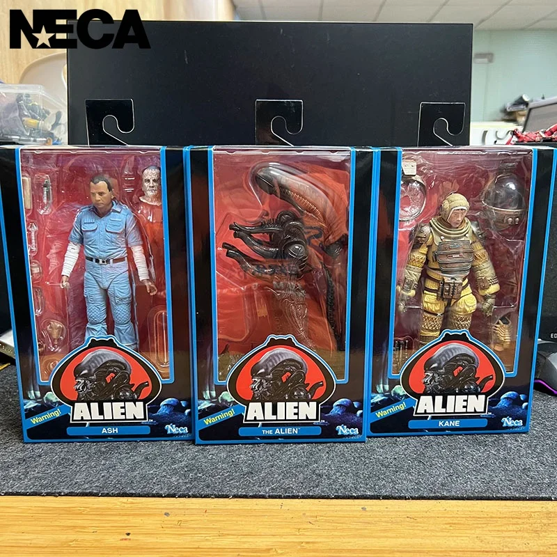 Original NECA Alien 40th Anniversary Movie Edition Third Generation Kane Ash ASH 7-inch DIY Model Toy Gifts