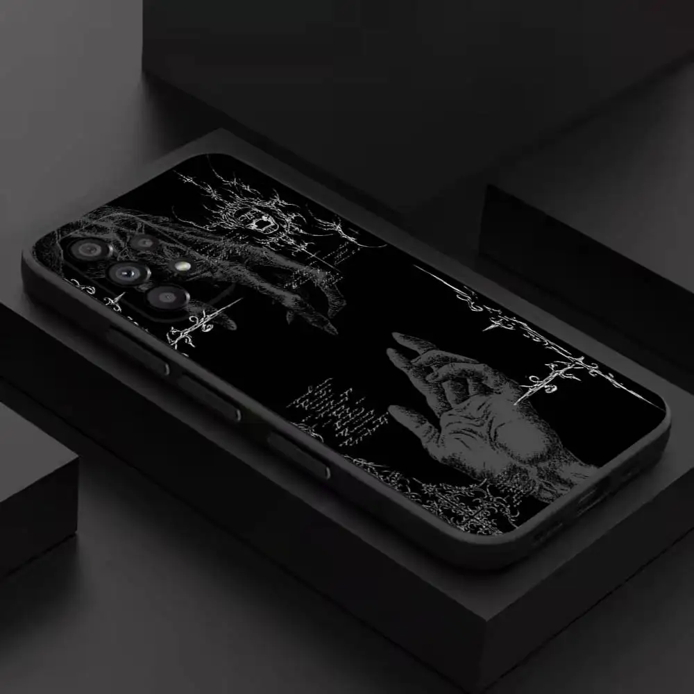 Dark Gothic Cybersigilism For Samsung S 26,25,24,23,22,30,21,10,9,Ultra,Plus,Lite,FE,4,5G Phone Case Black Soft Case view 2