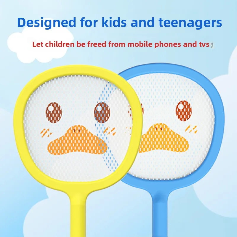 Brinquedo de raquete de badminton infantil – O conjunto de raquete de tênis ideal para engatinhando em esportes ao ar livre e promover colagem entre pais e filhos.