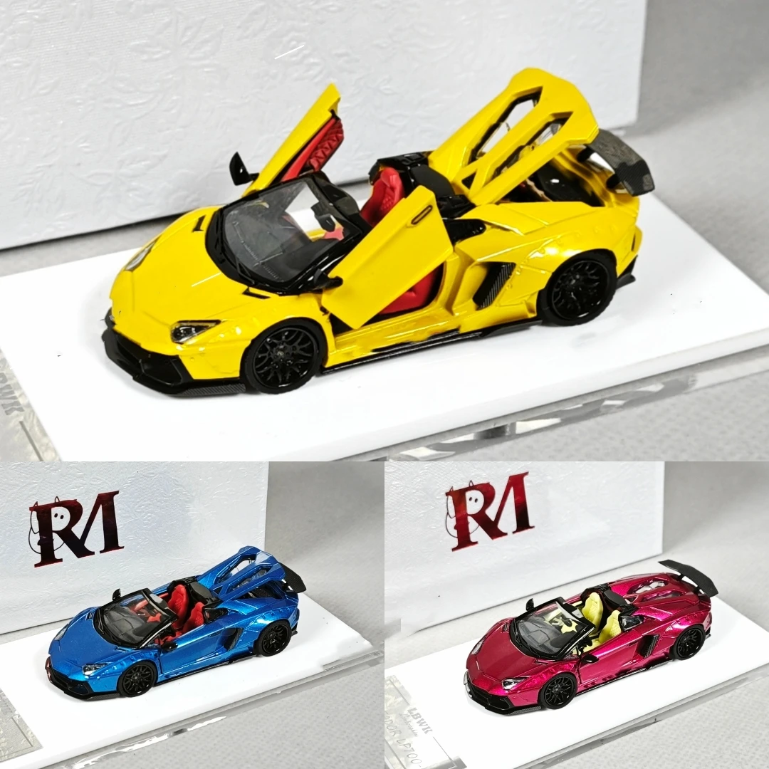 

RM 1:64 LP720-4 alloy full open car model collection display