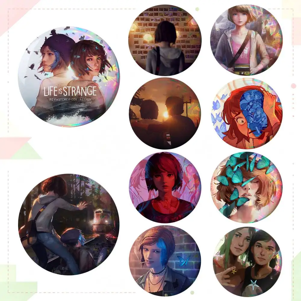 Life Is Strange Game Round Badges Can Be Used To Decorate Clothes And Backpack Pins