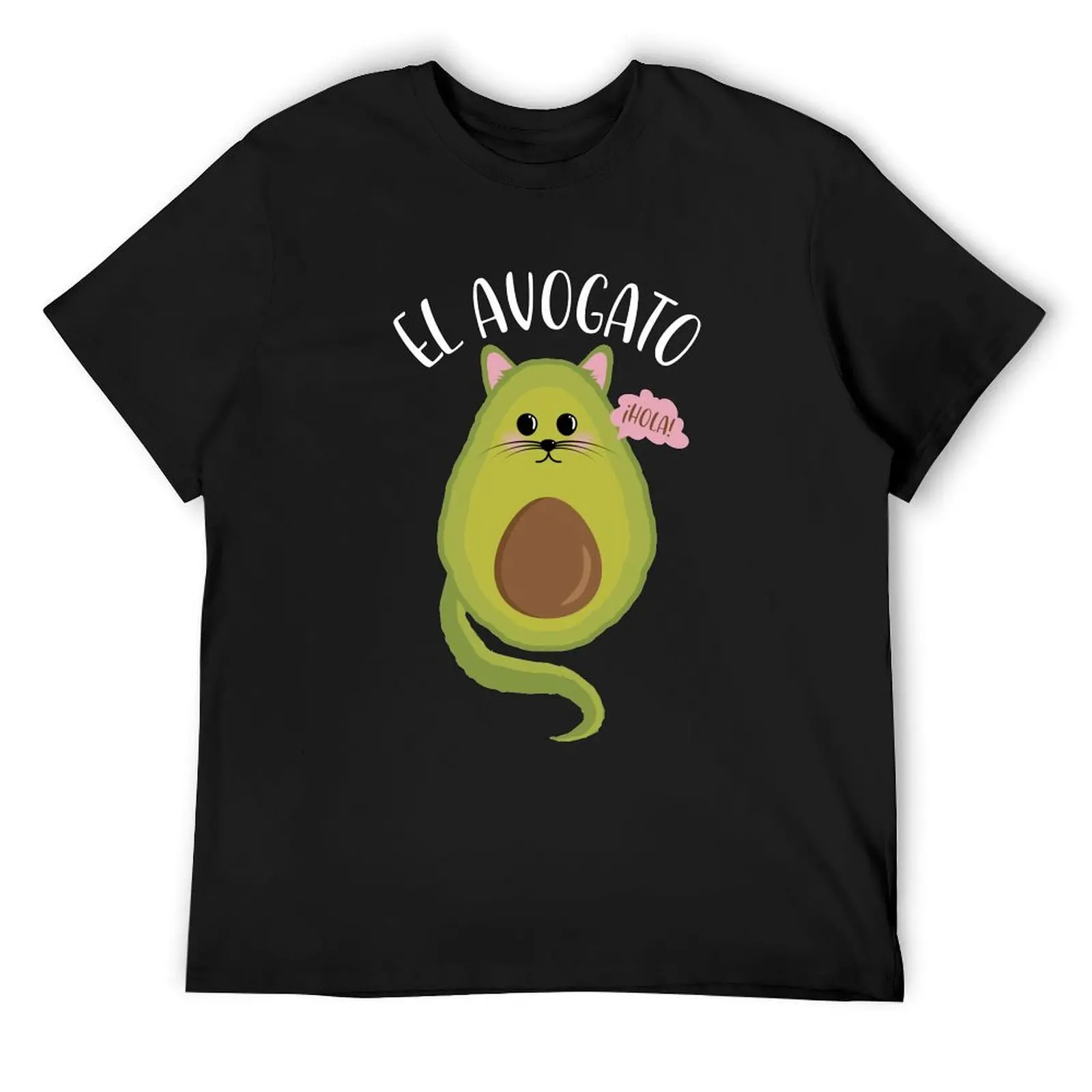 

El Avogato cute funny cat gato avocado mash-up T-Shirt man t shirt kawaii clothes anime shirts men