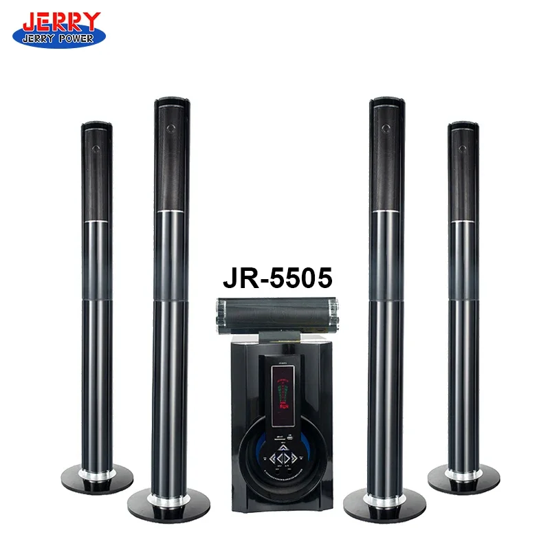 JERRY Speaker Home Theater 5.1 System  3D Surround Sound System With BT Remote FM Radio USB