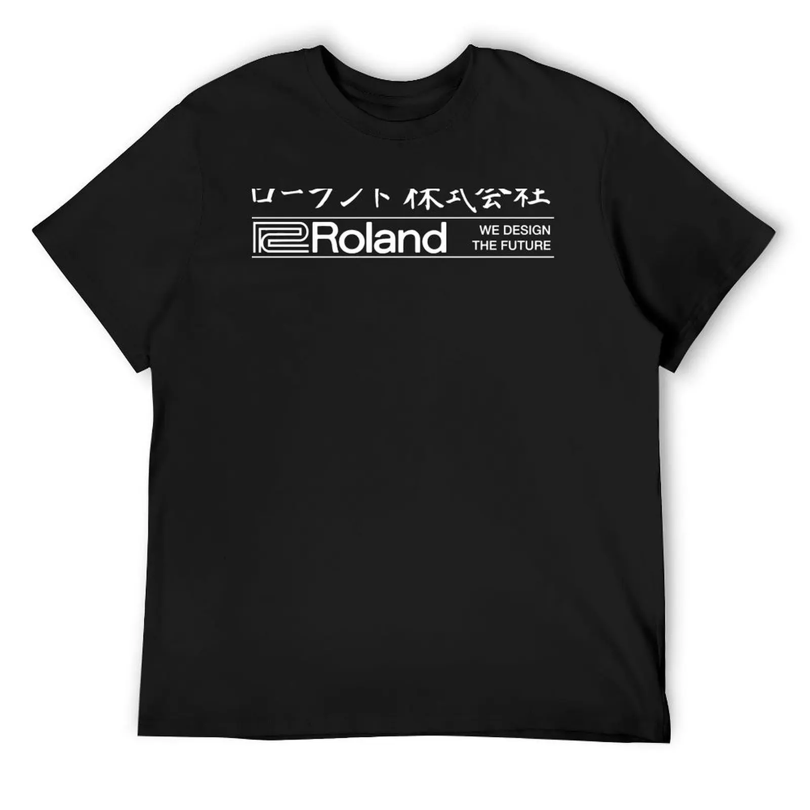 

Roland Logo Japanese (light!) T-Shirt Louboutins custom shirt summer clothes mens cotton t shirts