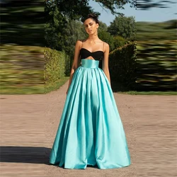 Baby Blue High Waist Skirts Women Saias Girls Satin A Line Party Skirts Floor Length Satin Skirt Customise Color And Size