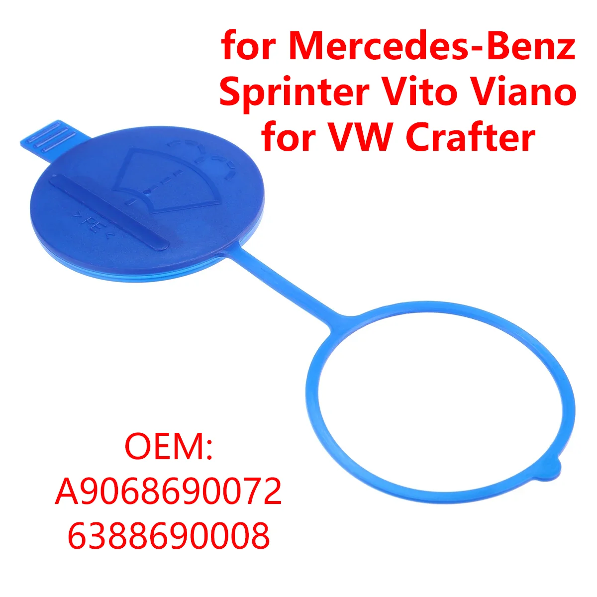 A9068690072 Car Windshield Wiper Washer Fluid Reservoir Tank Cap Bottle Lid for Mercedes-Benz Sprinter Vito Viano for VW Crafter