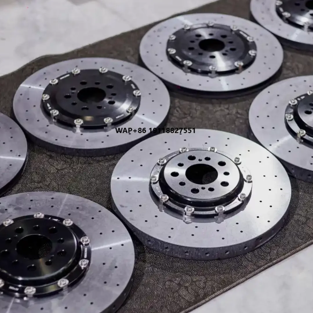 

New Racing Carbon Ceramic Brake Disc with 332/ 355/380/405/400/410/420/440mm Carbon Rotors Universal