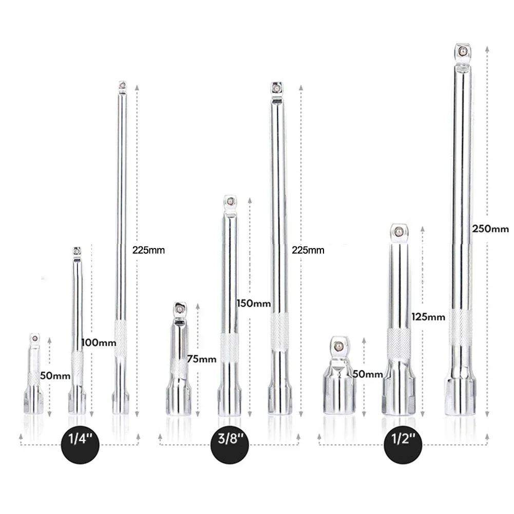 Sleek Design Socket Wrench Extensions Offer Excellent Performance Features Non Slip Grips for Enhanced Control