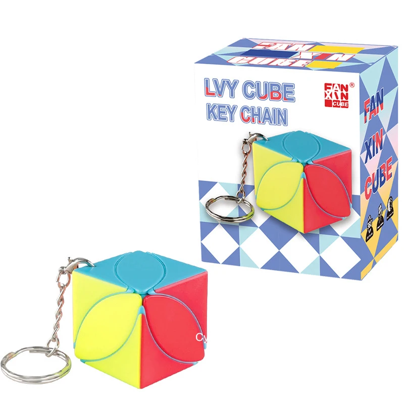 1pc Schlüssel anhänger Puzzle Magic Cube 3x3x3 Würfel Rucksack Anhänger Würfel 2x2 Cubo Magico schöne Spiel würfel Schlüssel bund Würfel Spielzeug