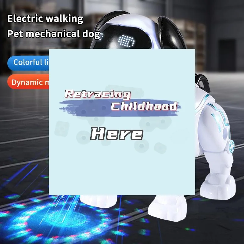 

Робот-собака электронная, интерактивная, программируемая, умная, танцующая, для детей, подарок на день рождения для мальчиков и девочек - ИГРУШКА