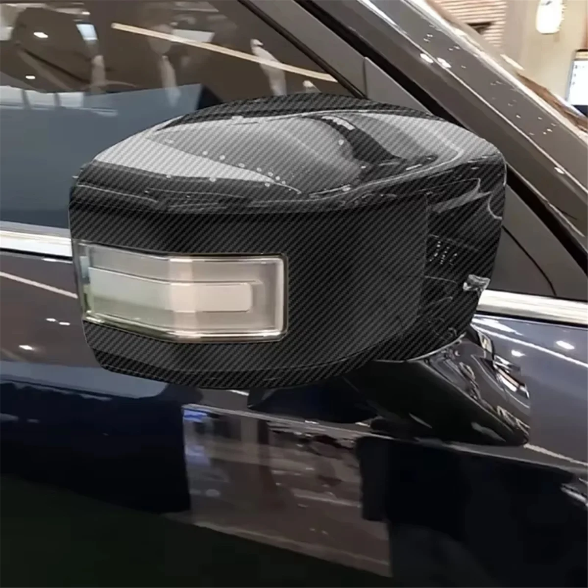 T45C_For SsangYong Torres 2023-2025 غطاء مرآة الرؤية الخلفية للسيارة إطار مرآة الباب الجانبي ملحقات الكسوة