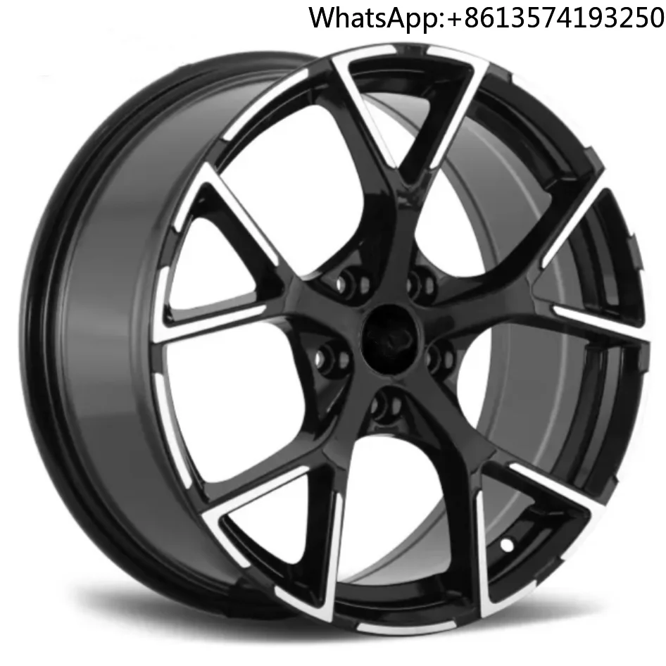 

ForCar Rims 17/18/19 Inch with 5x112 Black Machined Face for RS3