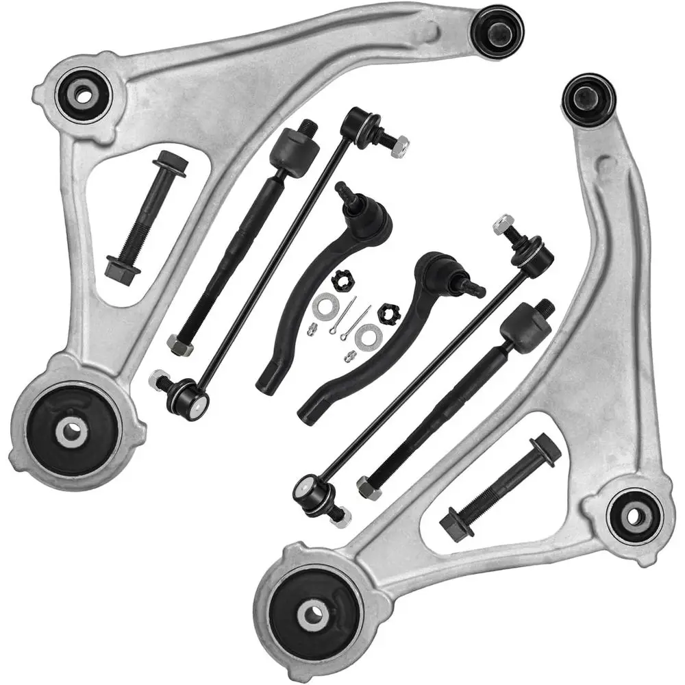 

- 8pc ront End Suspension Kit or 2015-2018 Nissan Altima 2016-2019 Maxima, 2 Lower Control Arms with Ball Joint 2 Sway Bar Links