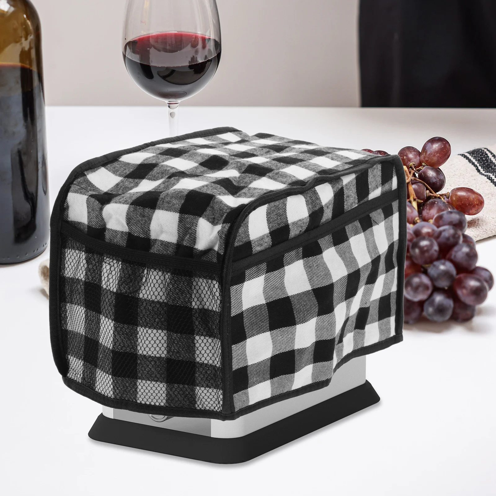 

Bread Maker Cover Cotton Anti-Scratch Toaster Protector Washable Appliance Cover for Kitchen Bakeware Protection